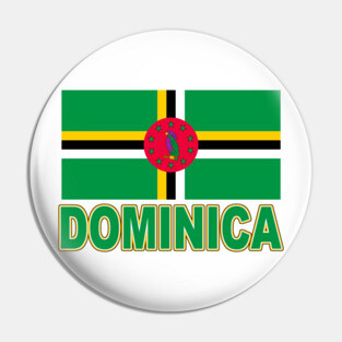 The Pride of Dominica - National Flag Design Pin