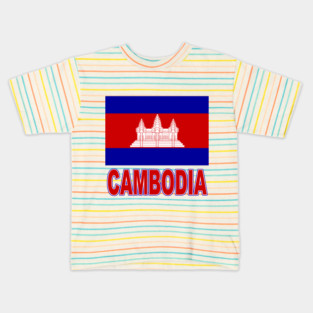The Pride of Cambodia - Cambodian Flag Design Kids T-Shirt