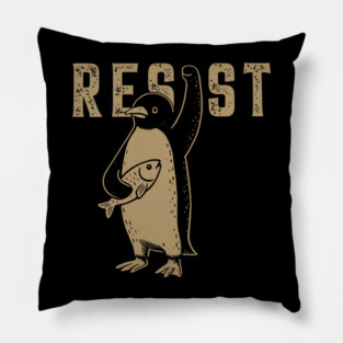 Resist-Penguin Pillow