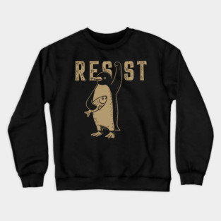 Resist-Penguin Crewneck Sweatshirt