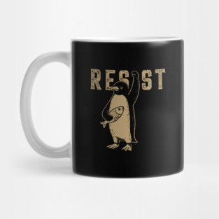 Resist-Penguin Mug