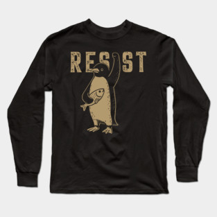 Resist-Penguin Long Sleeve T-Shirt