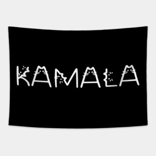 Kamala-Cat Tapestry