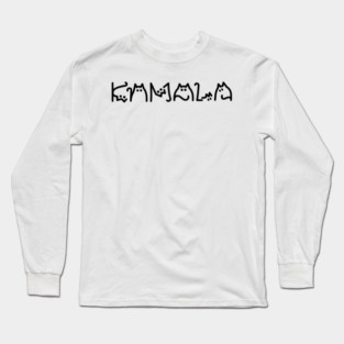 Kamala-Cat Long Sleeve T-Shirt
