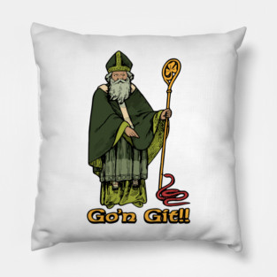 G'on Git Snake St Patrick Pillow