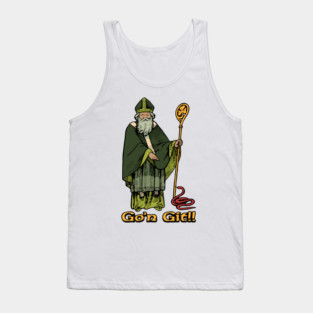 G'on Git Snake St Patrick Tank Top