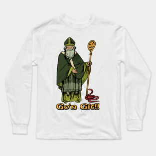 G'on Git Snake St Patrick Long Sleeve T-Shirt