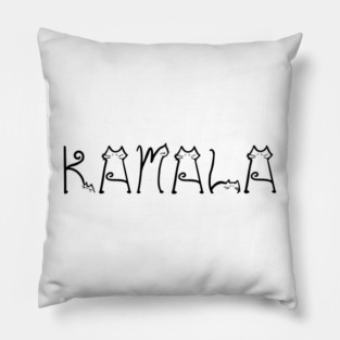 Kamala-Cat Pillow