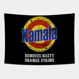 Kamala-Removes-Nasty-Orange-Stains Tapestry