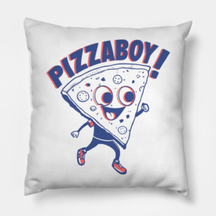 Pizza Boy American Retro Pillow