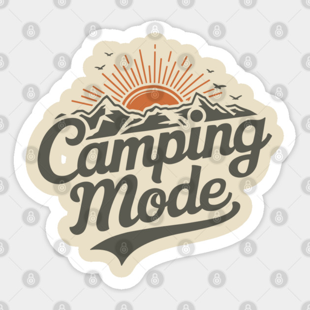 Camping Mode Outdoor Adventure Sticker by Anticorporati