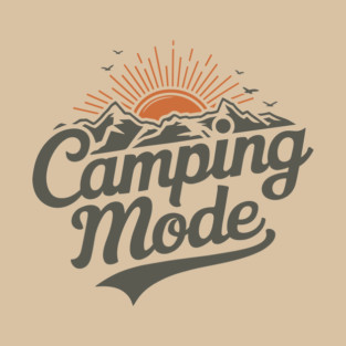 Camping Mode Outdoor Adventure T-Shirt