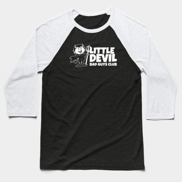 LITTLE DEVIL Baseball T-Shirt by artslaves