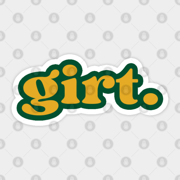 Girt Sticker by Timeless Chaos