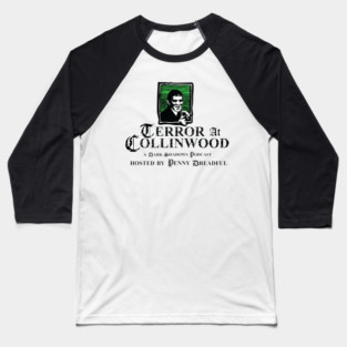 Terror at Collinwood - Barnabas Collins 4 - Designed by Eric Marshall - Baseball T-Shirt