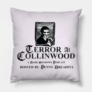 Terror at Collinwood - Barnabas Collins 5 - Best for Light Shirts - Designed by Eric Marshall Pillow