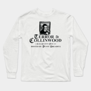 Terror at Collinwood - Barnabas Collins 5 - Best for Light Shirts - Designed by Eric Marshall Long Sleeve T-Shirt