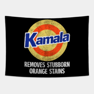 kamala-removes-stubborn-orange-stains Tapestry