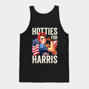 Hotties For Harris Kamala President 2024 Election Tank Top
