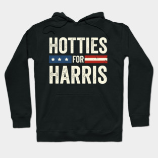 Hotties For Harris Kamala President 2024 Election Hoodie