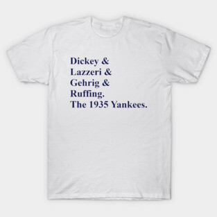 1935 Yankees Tribute T-Shirt