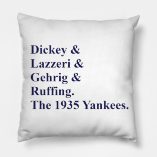 1935 Yankees Tribute Pillow