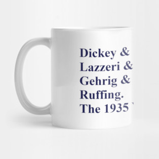 1935 Yankees Tribute Mug