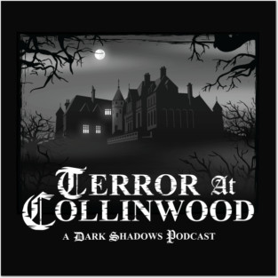 Terror at Collinwood - Collinwood Logo b&w - designed by Eric Marshall Posters and Art