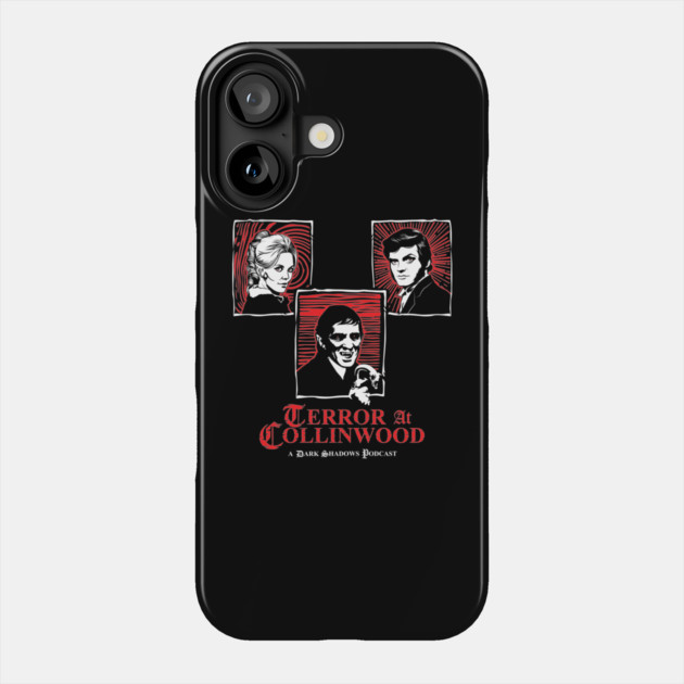 Terror at Collinwood - Trio of Terror 2 logo - best for dark shirts - designed by Eric Marshall Phone Case by PennyDreadfulXIII