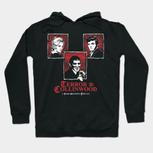 Terror at Collinwood - Trio of Terror 2 logo - best for dark shirts - designed by Eric Marshall Hoodie