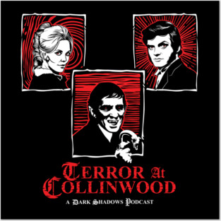 Terror at Collinwood - Trio of Terror 2 logo - best for dark shirts - designed by Eric Marshall Posters and Art