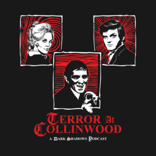 Terror at Collinwood - Trio of Terror 2 logo - best for dark shirts - designed by Eric Marshall T-Shirt