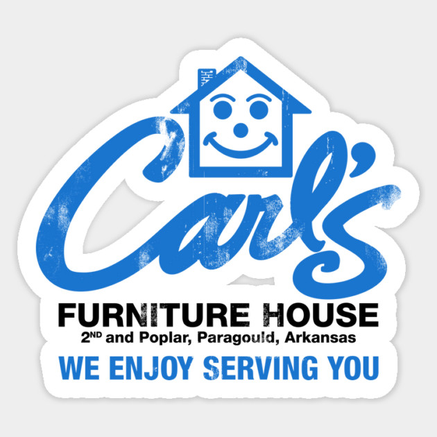 Carl's Furniture Sticker by rt-shirts