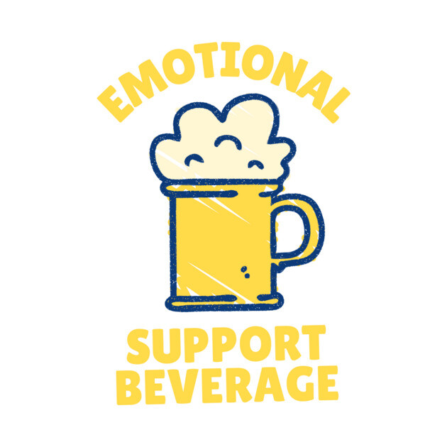 Emotional Support Beverage Beer by The WYLD Tribe