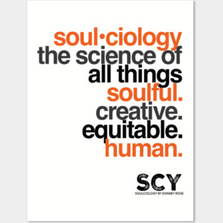 SOUL•ciology Definition Posters and Art