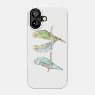 Parakeets Phone Case