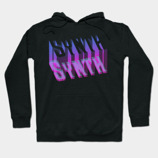 Synth retro vaporwave aesthetic Hoodie