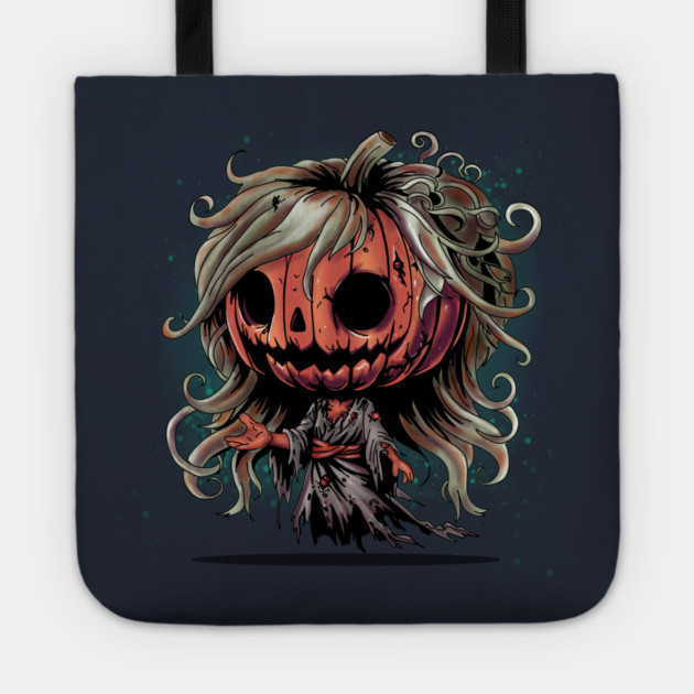 Halloween Pumpkin Ghoul Tote by H. R. Sinclair