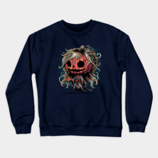 Halloween Pumpkin Ghoul Crewneck Sweatshirt