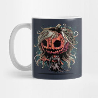 Halloween Pumpkin Ghoul Mug
