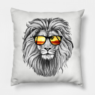 Summer Lion Pillow
