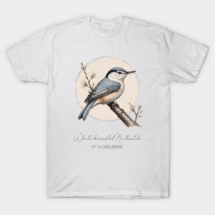 Nuthatch Vintage Bird T-Shirt