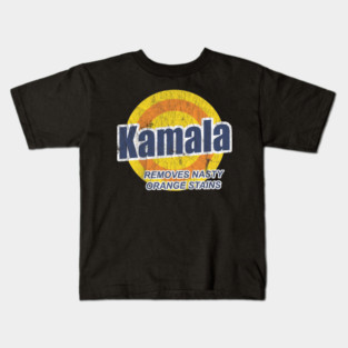 Kamala Removes Nasty Orange Stains Kids T-Shirt
