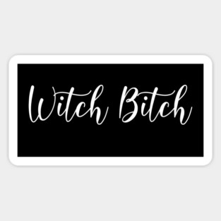 Witch Bitch Funny Wiccan Cheeky Witch Magnet