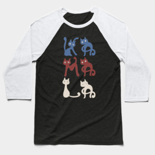 Kamala Cat Baseball T-Shirt