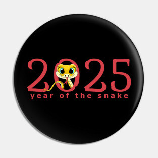 Cartoon 2025 Chinese New Year of Snake Pin