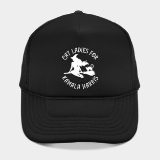 Cat Ladies for Kamala Harris Wiccaan Pagan Cheeky Witch® Hat