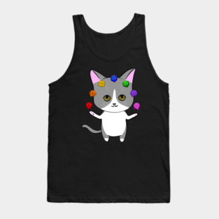 D20 Cat Tank Top