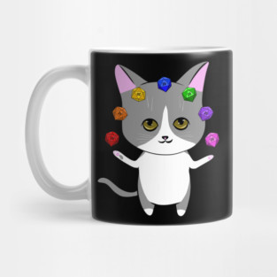 D20 Cat Mug