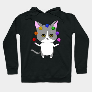 D20 Cat Hoodie